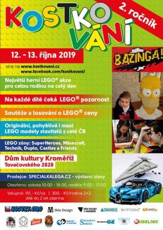 Plakát k akci Kostkování Kroměříž 2019