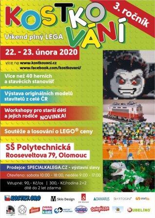 Plakát k akci Kostkování Olomouc 2020